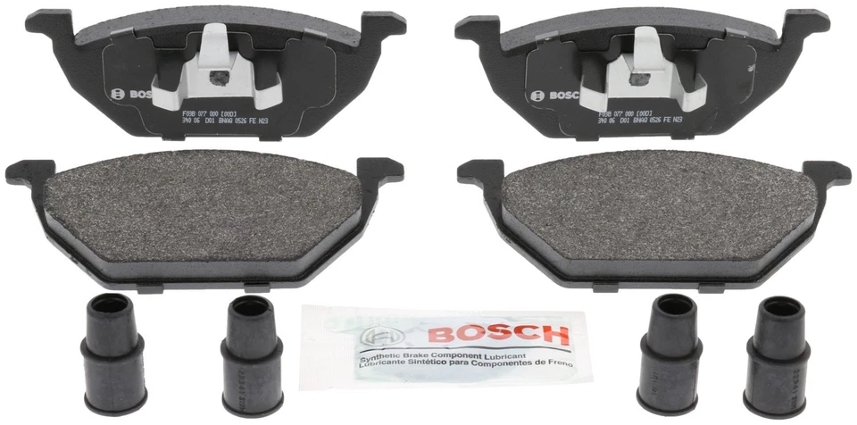 Juego de pastillas de freno de disco delanteras Bosch BP768 para Volkswagen Jetta Beetle Golf 1998-2015 Foto 2 de 4