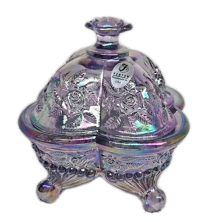 fenton carnival glass candy dish products for sale | eBay