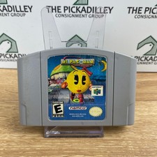 Ms. Pac-Man Maze Madness Nintendo 64 N64 Namco Authentic Game Cartridge