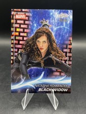 2025 Topps Chrome Marvel Studios Black Widow #7 Red & Black Lava Refractor 10/80