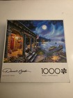 Buffalo Games Darrell Bush Moonlight Lodge 1000 piece Jigsaw Puzzle * NEW Sealed — photo 1