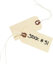 Avery Price Tags with String Attached, 11.5 pt. Stock, 3-3/4" x 1-7/8", 1,000