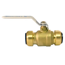 1 In. Brass Push-To-Connect Ball Valve