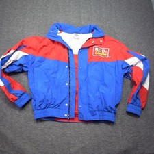 Vintage Racing Jacket Rod And Custom Mens Small Red Blue Americruise 1998 Tour