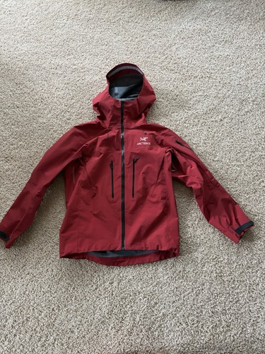 Arc’teryx Alpha SV Jacket Men’s Large Red GORE-TEX Pro Hardshell Hooded L