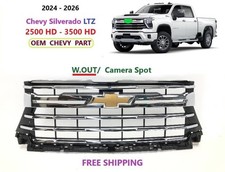 Oem 2024 2025 2026 Chevy Silverado Ltz 2500hd 3500hd 2500 3500 Upper Grille 14