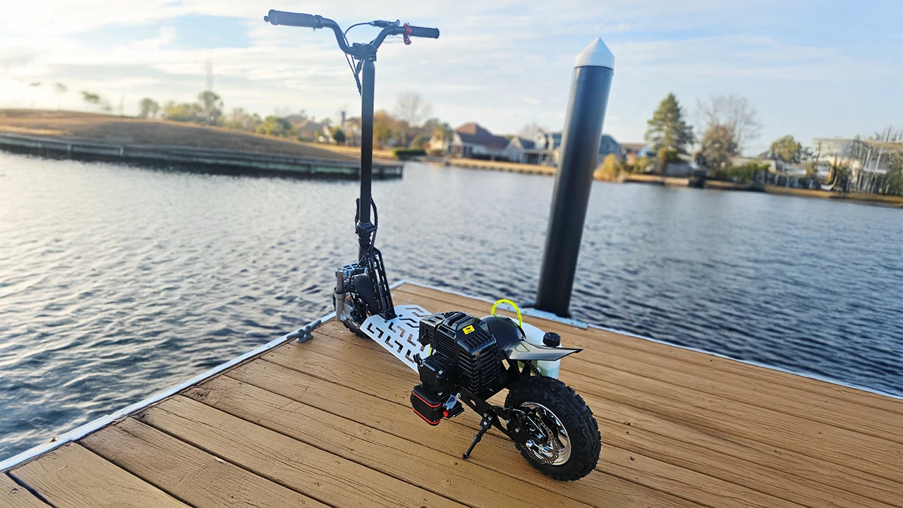 New 2026 Upgraded Blaze 49cc 2-Stroke Electric Start Gas Motor Scooter.
