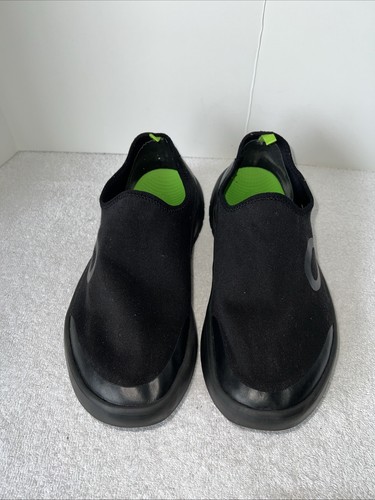 Zapatos de recuperación OOFOS OOMG Huali para hombre talla 10 de lona negros sin cordones Q2-692021 - Imagen 3 de 12