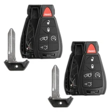 2 Key Fob Remote 6b Shell Case Replacement for Jeep Commander Cherokee IYZ-C01C