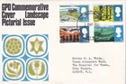 GB PO FDC: 1966 British Landscapes + London FDI Cancel