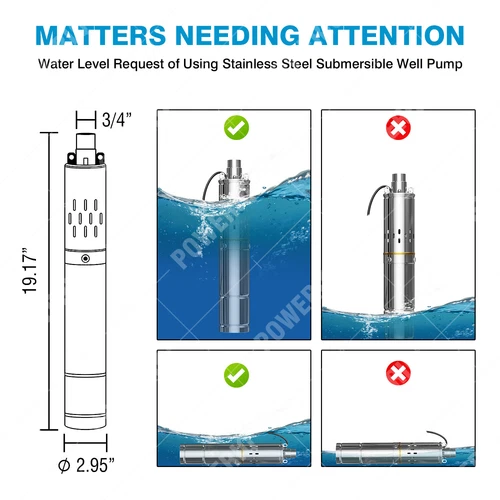 3" DC Screw Solar Bore Pump 900W 72V Submersible Deep Well Hole S/Steel 140M - Picture 12 of 21