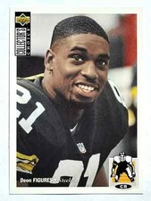 DEON FIGURES Pittsburgh Steelers 1994 Upper Deck Collector's Choice Card #339
