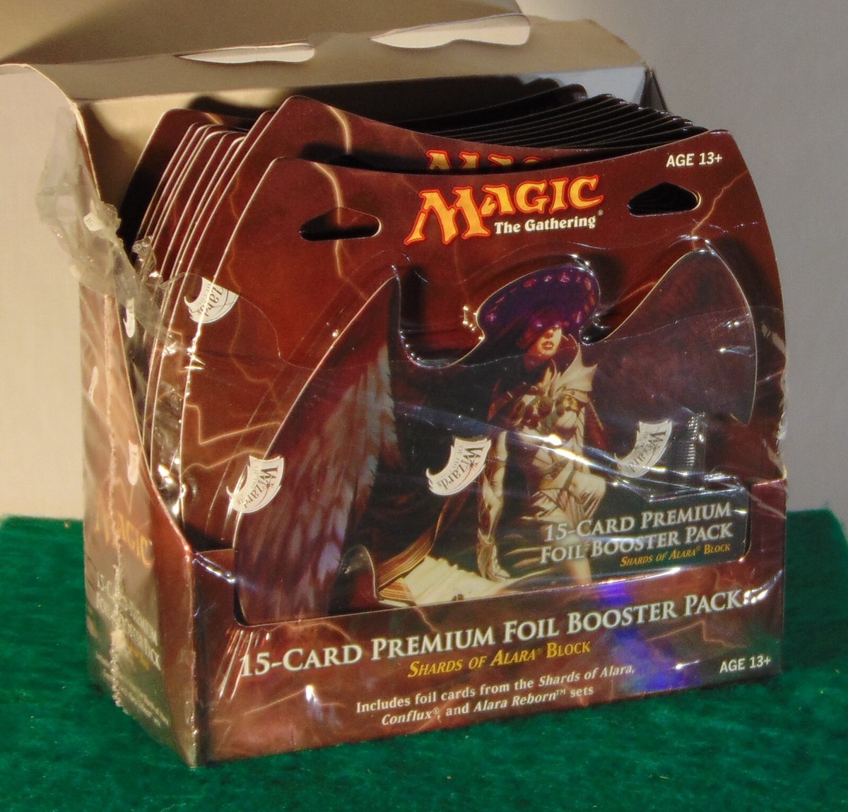 MTG "SHARDS Of ALARA (Block) " 15-Card Premium Foil Booster Pack--Sealed