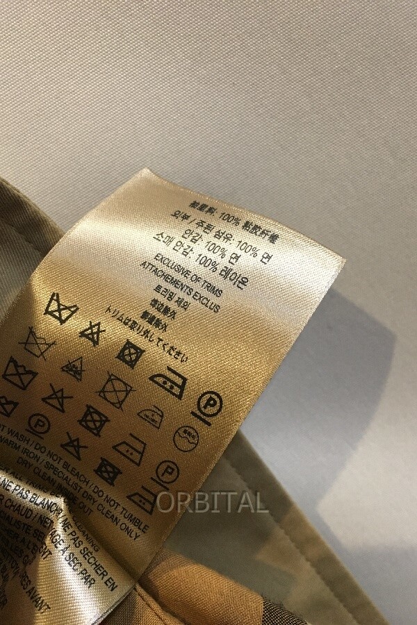 Burberry Cotton Trench Coat Beige Lining Check Women s 38 Burberry