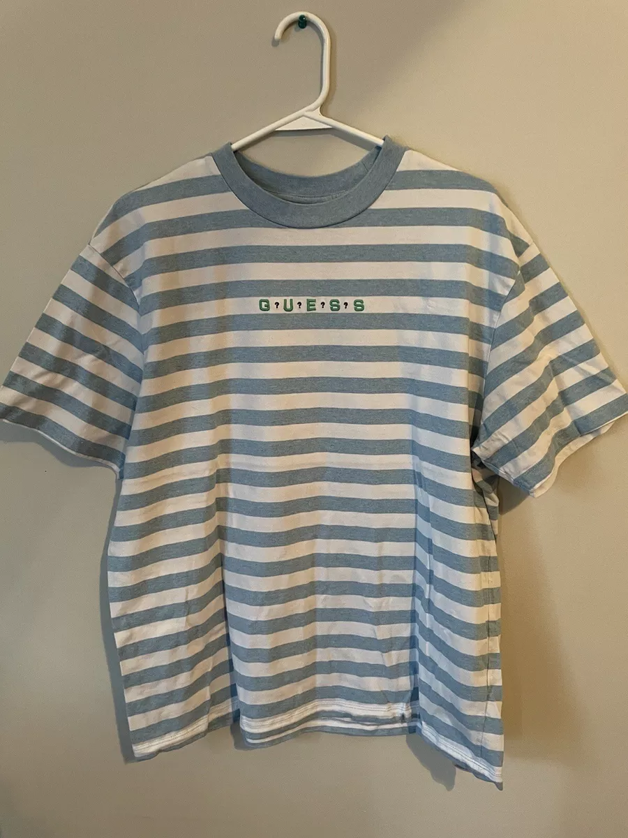 Modern 40th Anniversary Guess Originals Striped T Shirt eBay