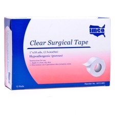 Adhesive Tape Transparent Clear Surgical Tape 1X10 12/bx