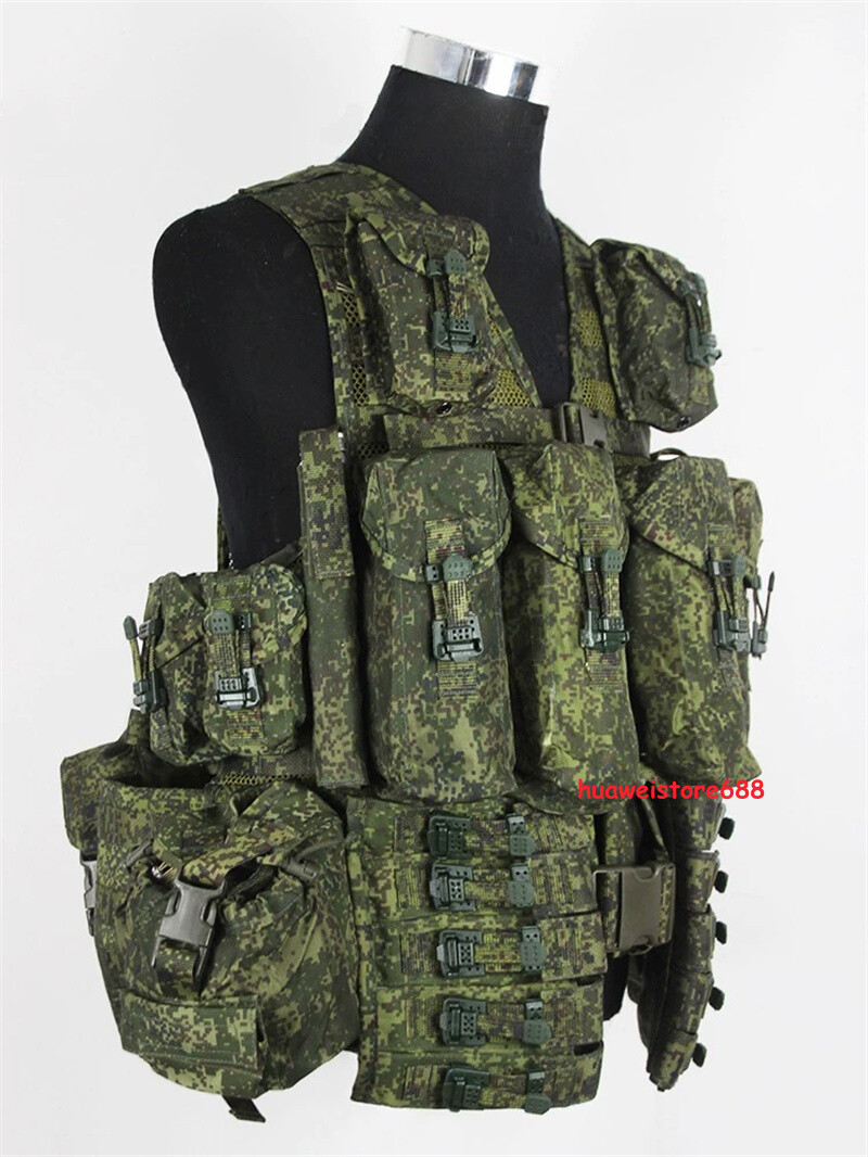 Original Russian Army 6sh117 Vest New MOLLE Pouches Load Carrying