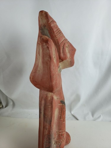 Bonita figura grande vintage de cerámica popular sudamericana 13" - Imagen 10 de 12