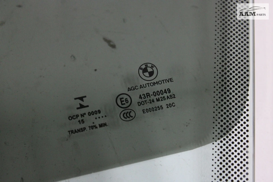 BMW 428i F36 Gran Coupé 2015-2016 puerta delantera izquierda lado del conductor ventana cristal OEM Foto 3 de 4