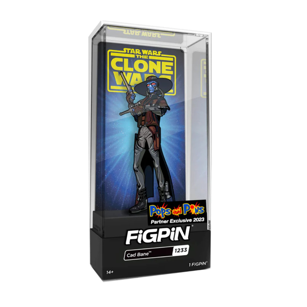 FiGPiN Pops and Pins Exclusive Cad Bane #1233 LE 1000 Clone Wars