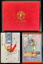 BABE RUTH Semi-Sealed vTg Baseball Playing Cards Tax Stamp 1953 Artists Edition