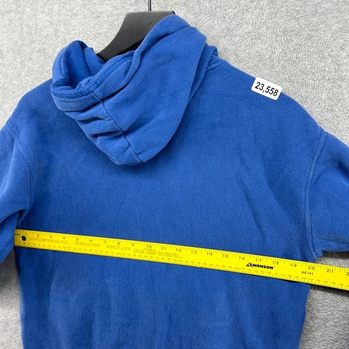Gap Hoodie Kids Size XL 12 Blue Spell Out VTG Long Sleeve Logo - Picture 12 of 12