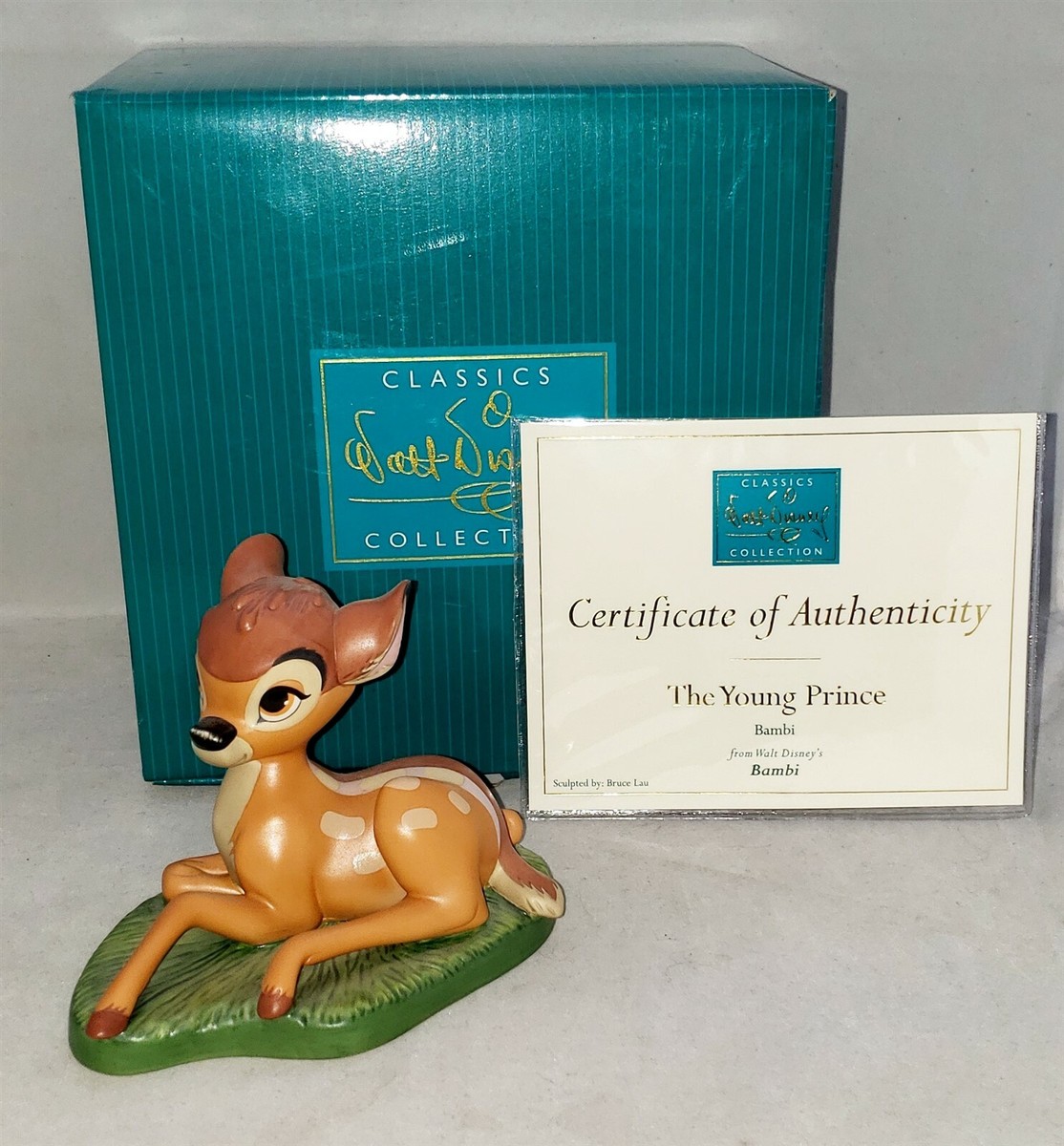 レア★WDCC バンビ Bambi 小鹿 コレクターズボックス　フィギュア Bambi Kinda Wobbly by WDCC Disney Classics | Limited Edition