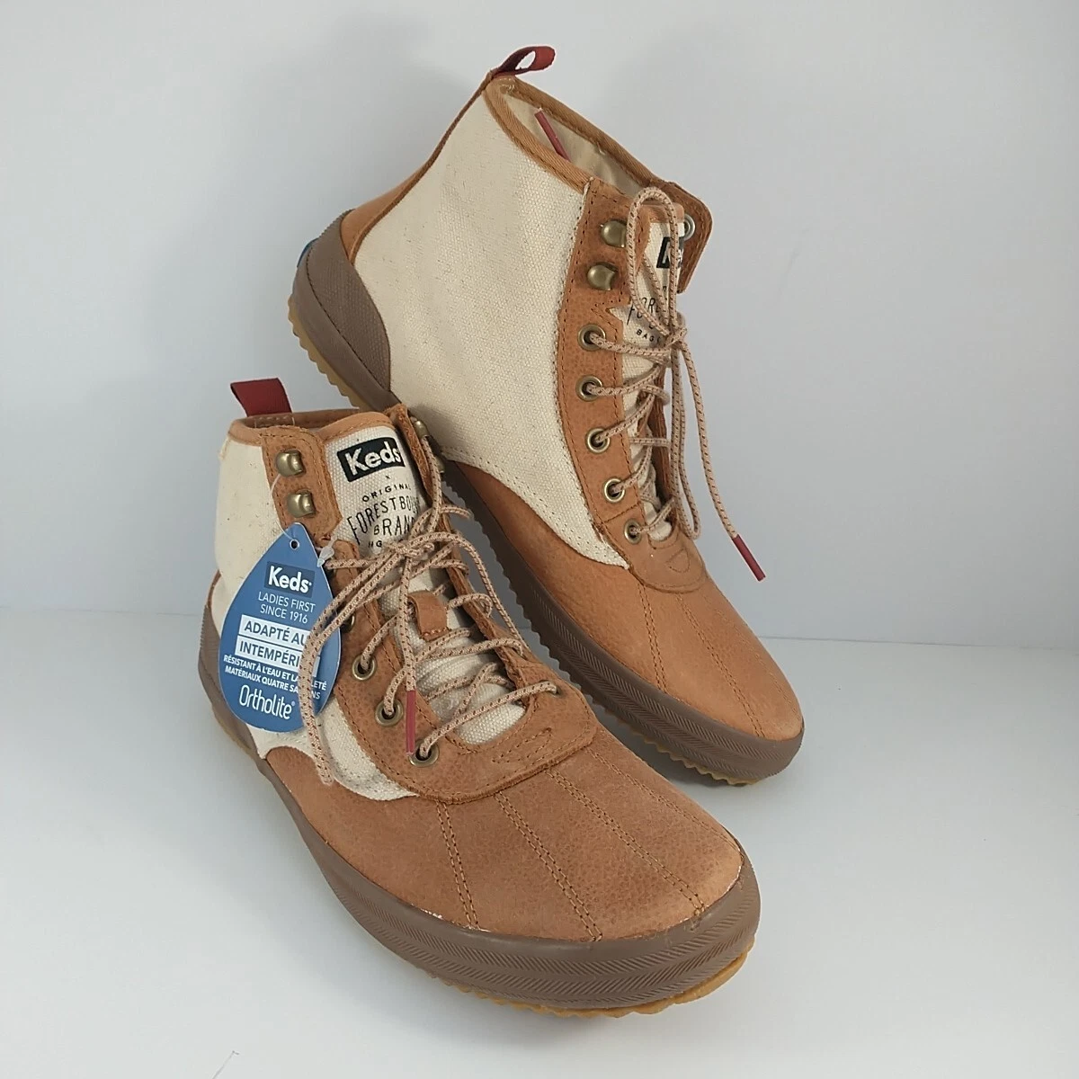 Vintage Keds outdoor Dark Brown Suede Lace-Up Ankle Boots women 6.5 casual  Y2K Keds Brown Boots for Women for sale | eBay main image 2