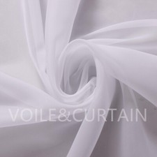 White Voile Fabric by the meter 150,210 and 300cm Wedding Event Ceiling Drapes