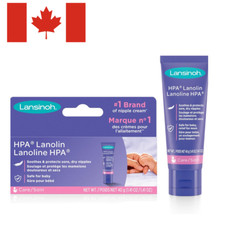 Lansinoh HPA Lanolin Nipple Cream, Soothes and Protects Sore, Dry Nipples, Safe