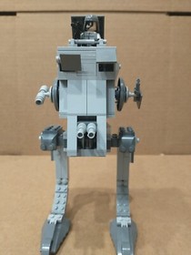 Lego 7657 Star Wars AT-ST 100% Complete w/ Minifigure, Manual & Box (Damaged)
