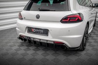 Maxton Design Heckansatz Diffusor V.1 Passend FüR VW Scirocco R Mk3 Schwarz Hoch