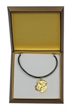 German Great Dane,Ulmer Large Dane II - Dog Collar IN Geschenkbox,Magnification