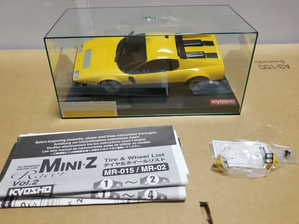 KYOSHO MINI-Z BODY FERRARI 512BB  YELLOW  "MZX117Y" 1/27 - Image 3 of 4