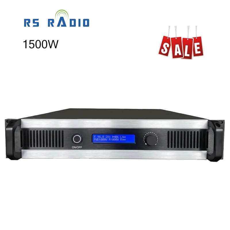 1500W FM Broadcast Transmitter 1500W fm Transmitter for Radio station equipment