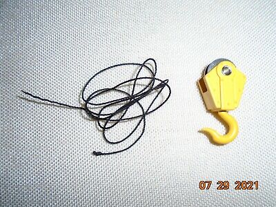 Lionel 6560-13 Crane Hook Safety Yellow + 2' String 282 2460 6460