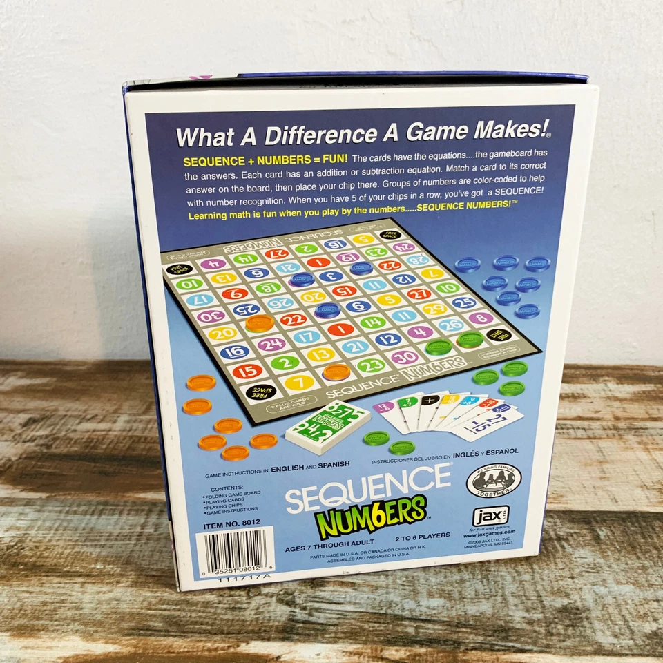 Sequence Numbers Board Game - 100% Complete - Homeschool Math - Image 2 of 3