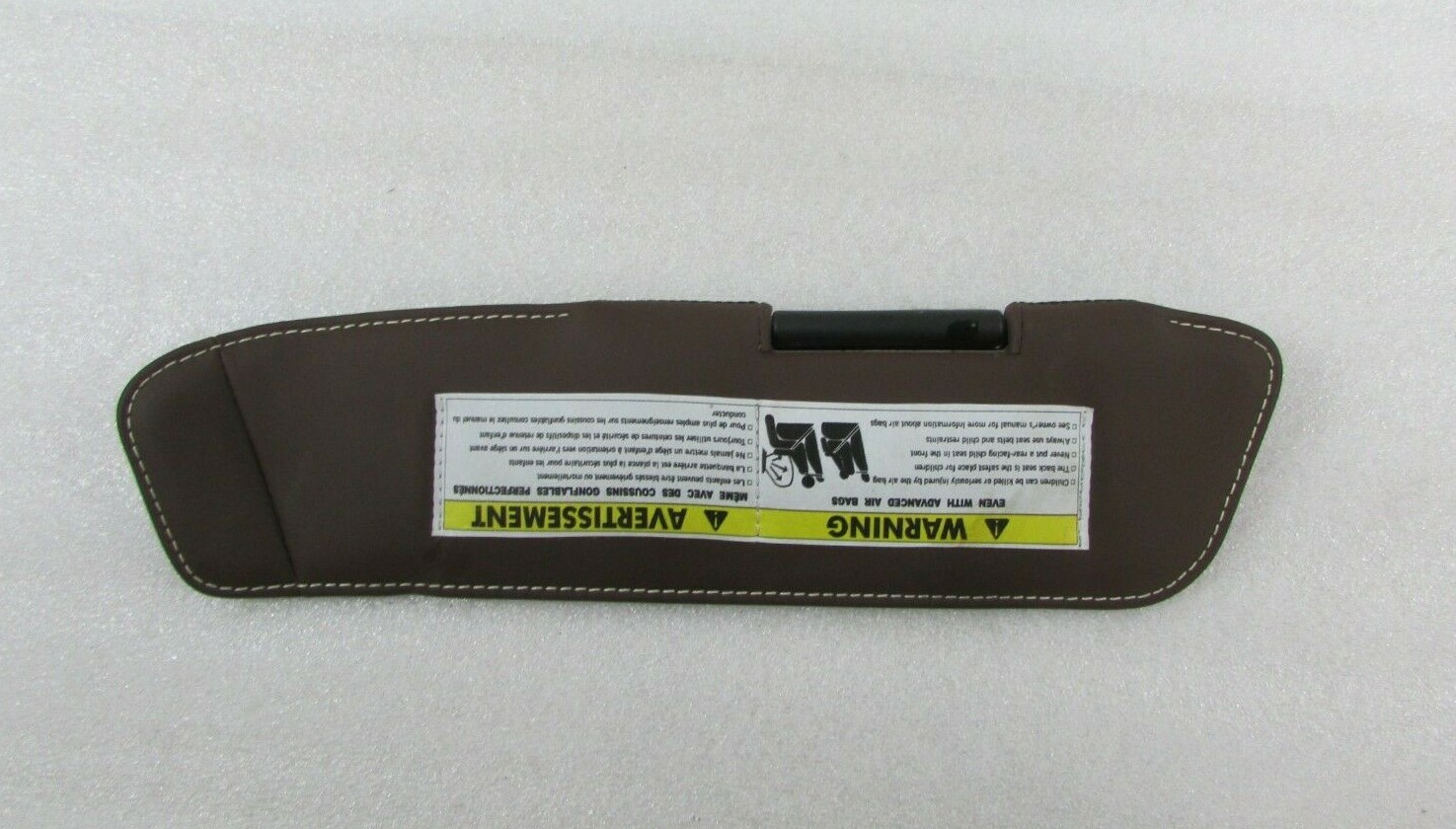 Ferrari 488 Spider, RH, Right Sun Visor, Black / Brown, Used, P/N 863939