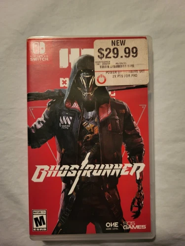 Ghostrunner (Nintendo Switch, 2020) Cartridge and Case Tested and Working