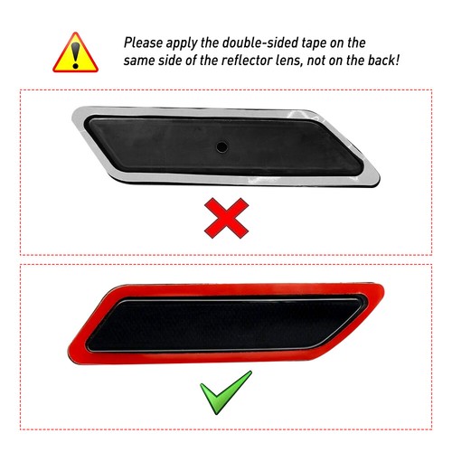 2X Reflector de marcador lateral de parachoques de humo izquierdo y derecho para BMW 320i Base 2012-2015 - Imagen 5 de 18