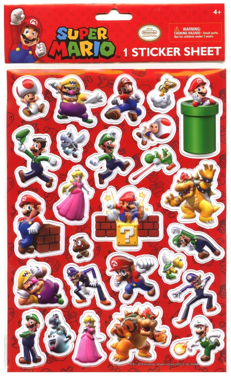 Sticker Video Gioco Super Mario Bros