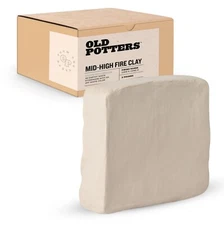 Old Potters Mid-High Fire Clay. White Stoneware.