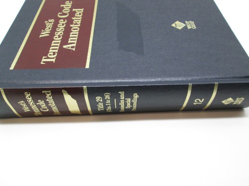 Wests Tennessee Code Annotated Vol 12 Title 29 Chapter 1-26 Remedies Proceedings - Bild 2 von 9