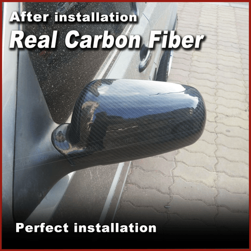 Für Golf 4 IV MK4 97-03 Ersatz Carbon Außen Spiegelkappe Außenspiegel Mirror Cap - Bild 4 von 10