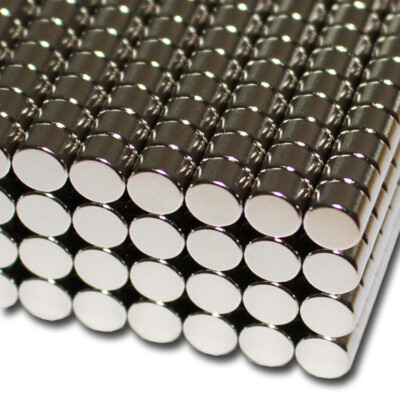 20 NEODYM SCHEIBEN MAGNETE D6x4 mm NdFeB N52 POWER RUND MODELLBAU 1,7 KG