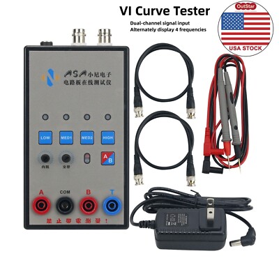 2-CH Input VI Curve Tester W/ Alternate Display Shows Four Test Frequencies /US