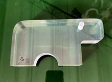 ICONIC LUCITE HIPPO SCULPTURE by SILVIO RUSSSO for GUZZINI '70 RARE PLEXI