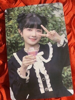 REI IVE ELEVEN Edition Celeb K-pop Girl Photo Card Cheers Drink