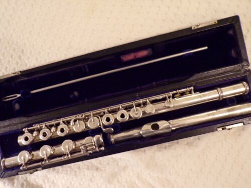 SANKYO Flute PRIMA ETUDE Silver Headjoint Ag925 w/Case Maintenance