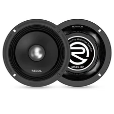 Recoil MS65-8P 6.5 Inch 8Ohm Midrange Pro Audio Car Speakers 300Watts RMS (Pair)